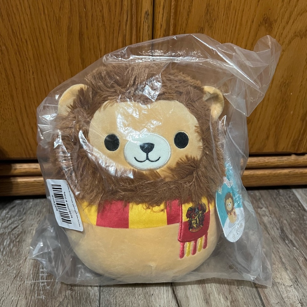 Squishmallows Brown and Yellow Lion Stuffed Animal